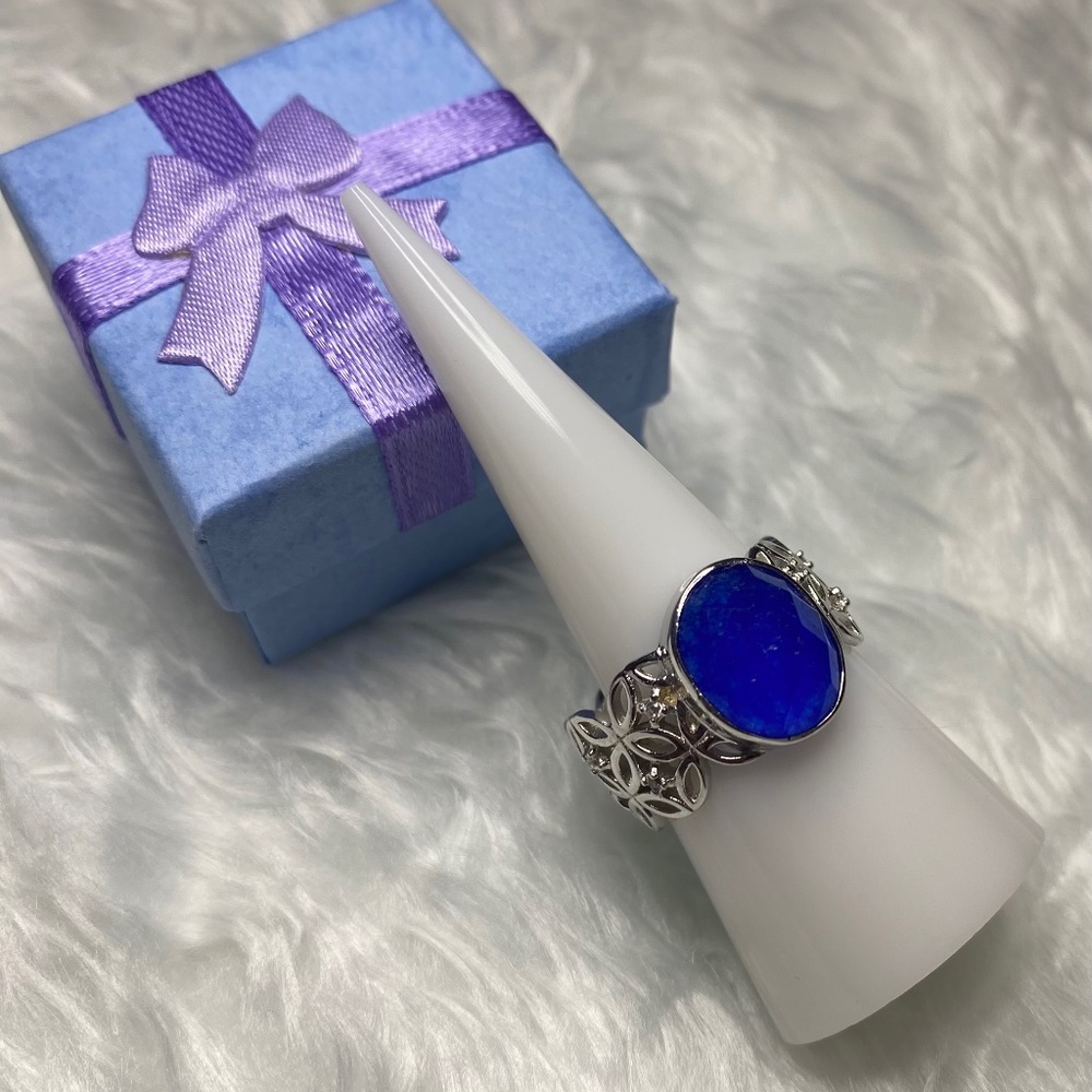 🔥FINAL PRICE DROP🔥Genuine Lapis Quartz Ring